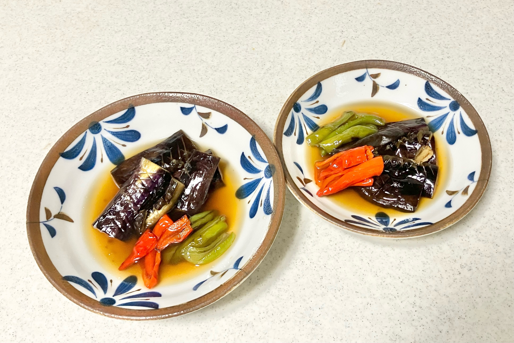 簡単☆唐辛子と茄子の煮浸し