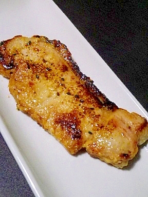 豚肉の酒粕漬けソテー