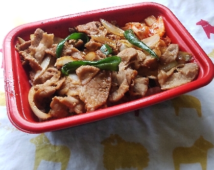 牛ばら肉の焼肉丼