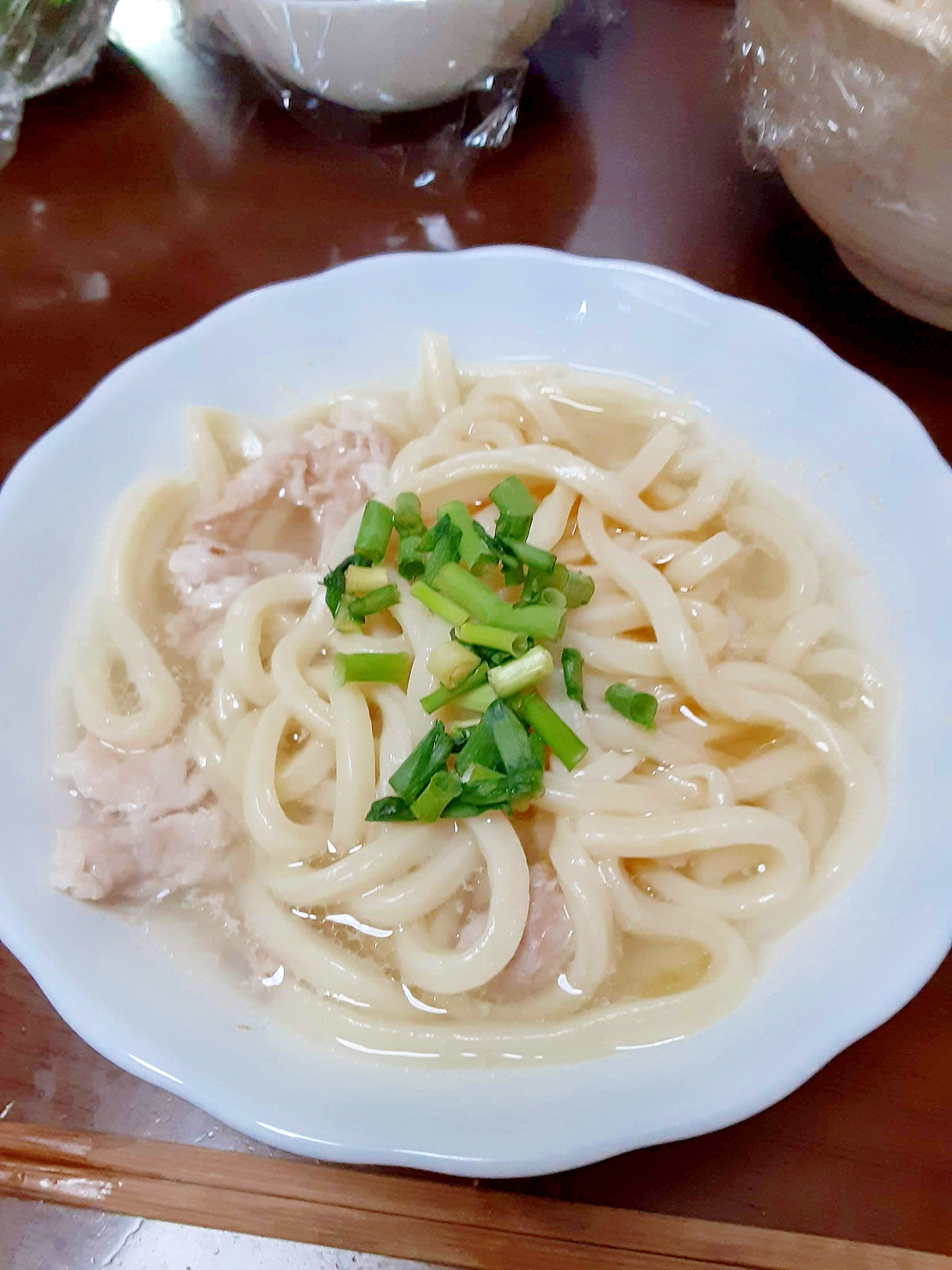 豚うどん!!