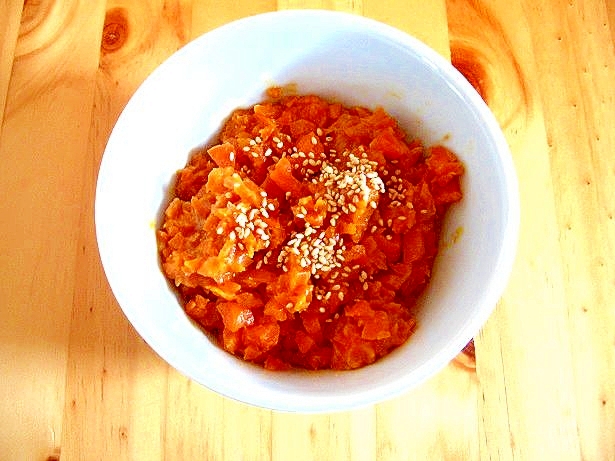 にんじんのにんにく味噌炒め