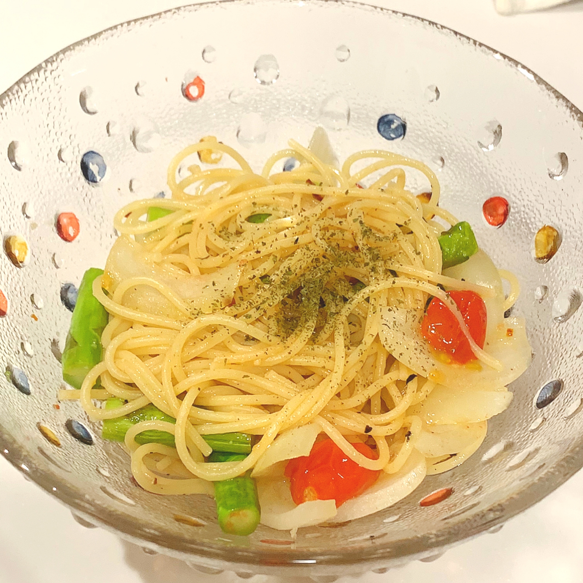 簡単野菜ペペロンチーノ