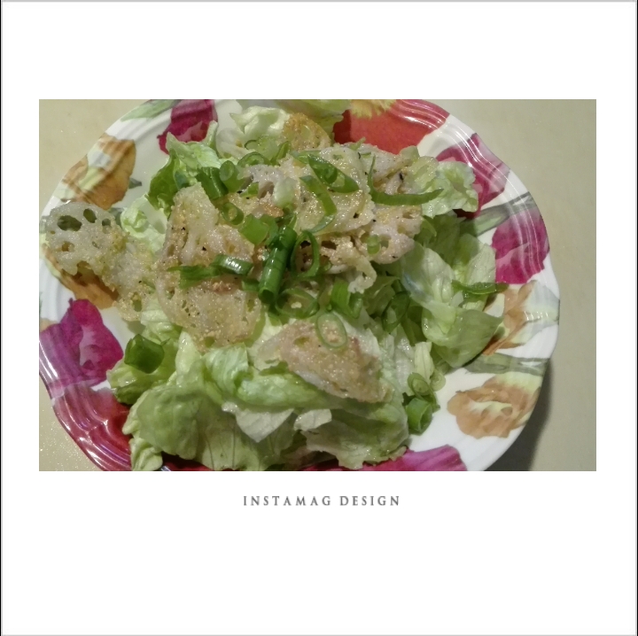 チーズが決め手！れんこんサラダ