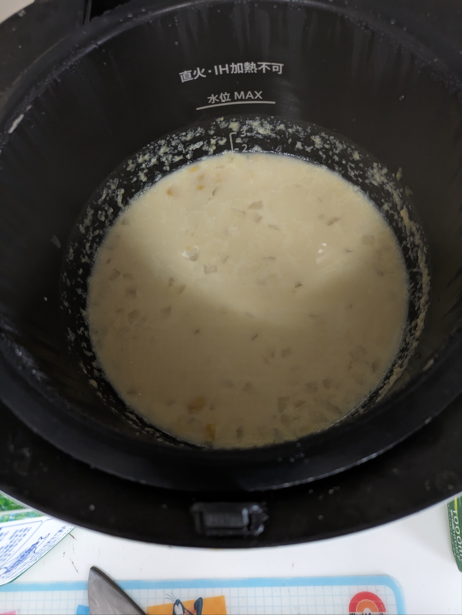 ホットクックで作る、コーンスープ