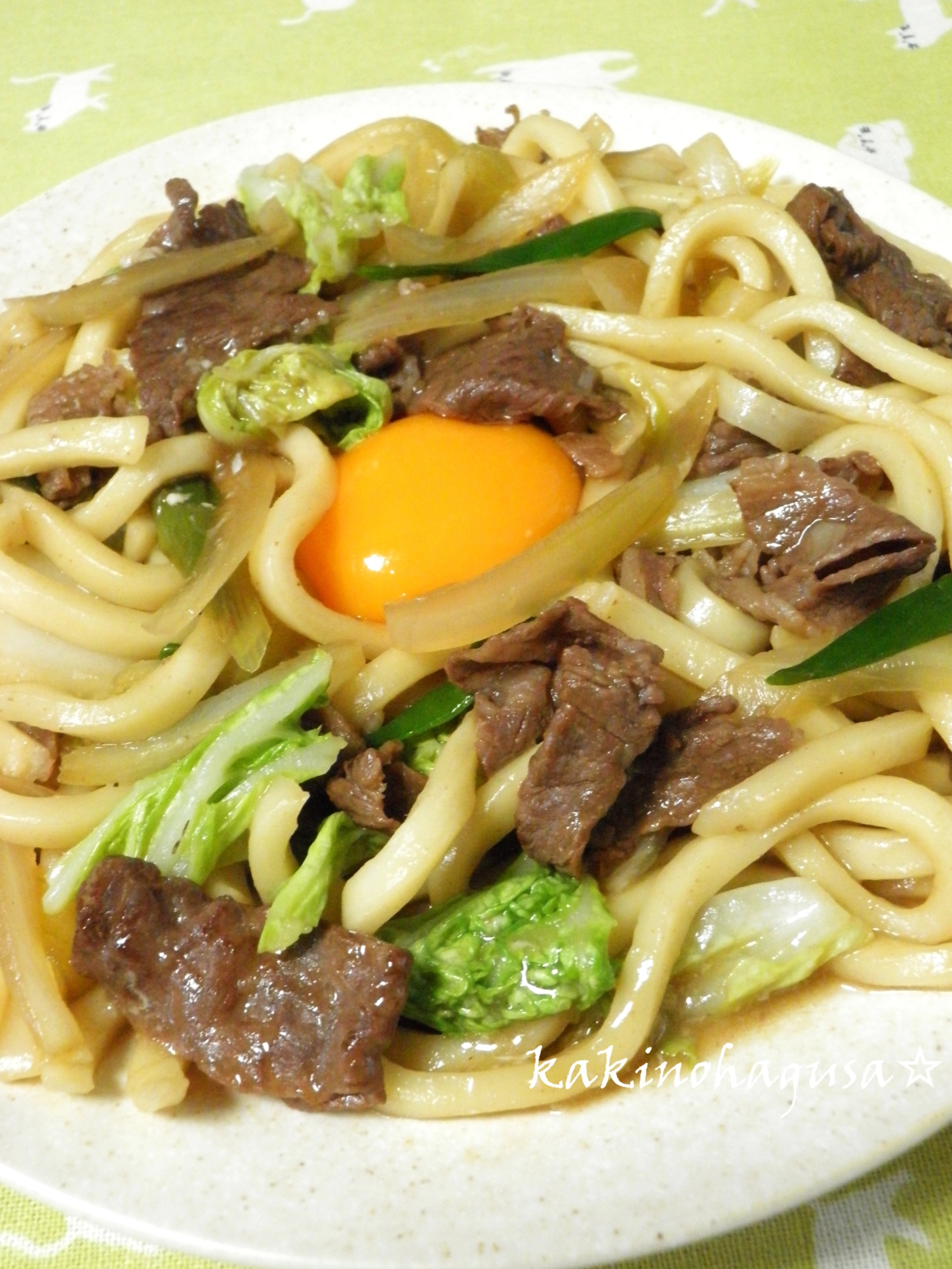 すき焼きうどん レシピ 作り方 By かきのはぐさ 楽天レシピ