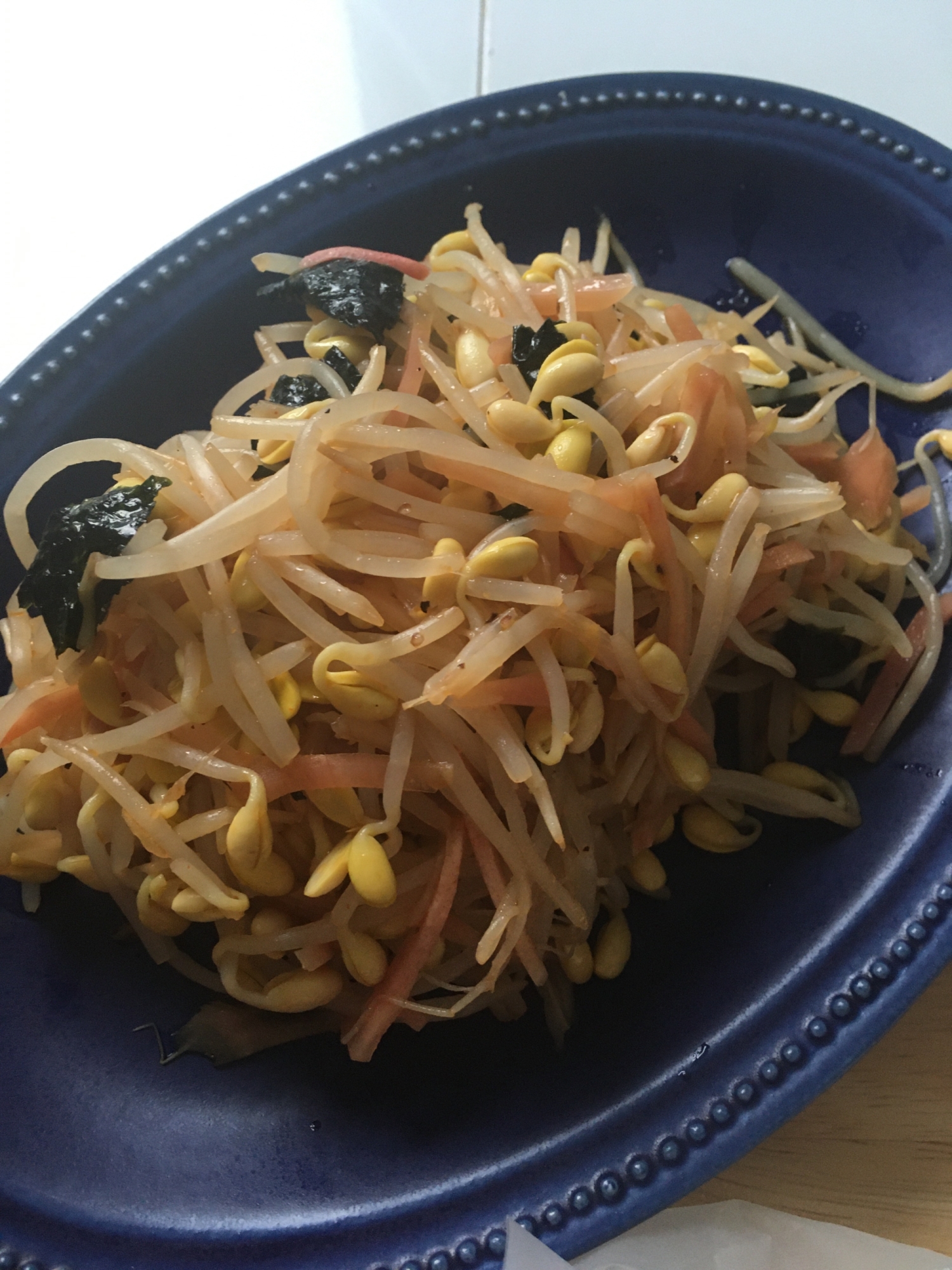 ピリッとおつまみ♪もやしと紅しょうがの中華炒め