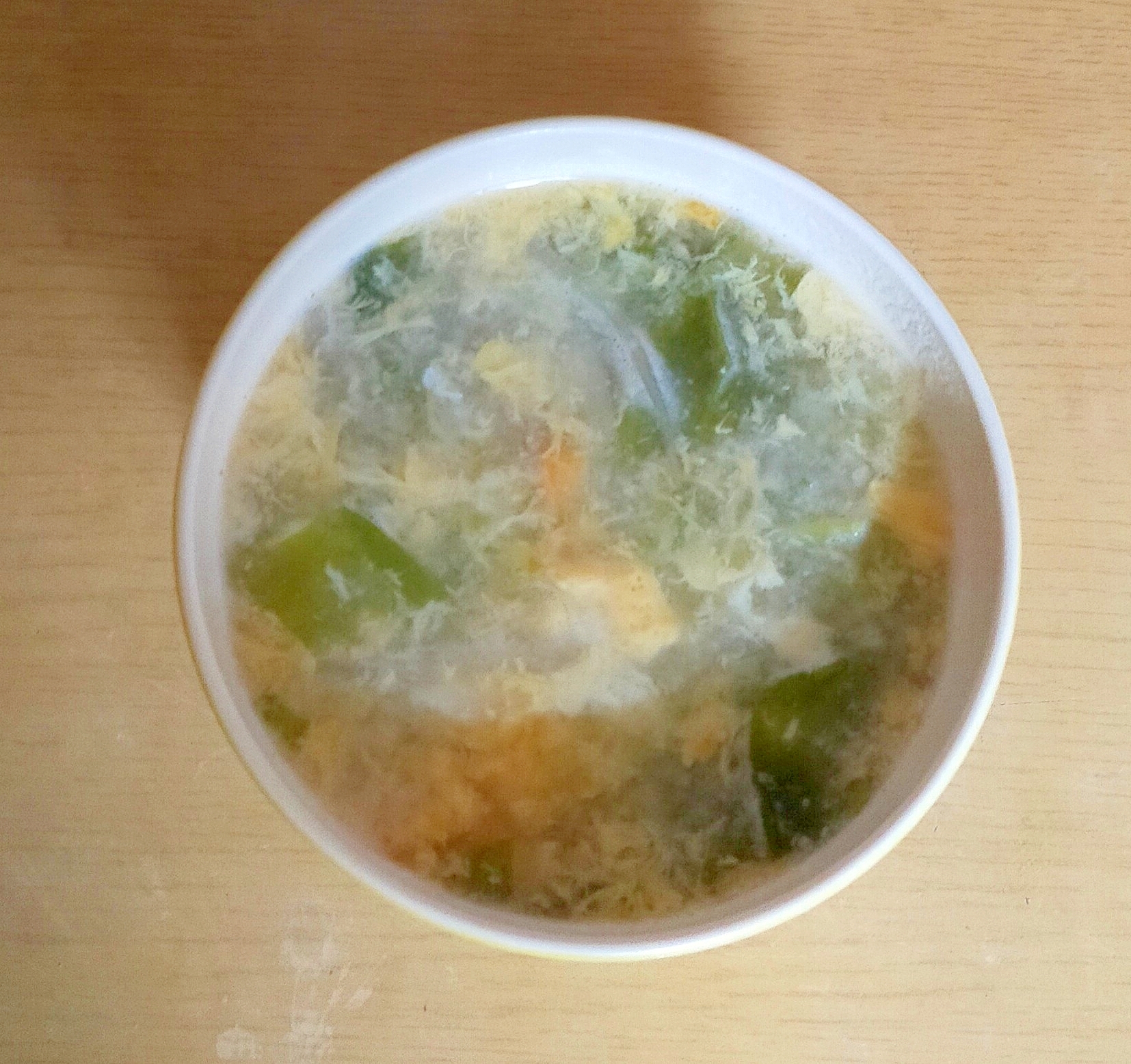 大根と小松菜の卵コンソメスープ