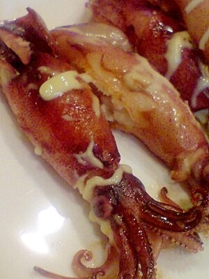 香ばしい匂いが食欲をそそる ひとくちイカ焼き レシピ 作り方 By Kao79 楽天レシピ