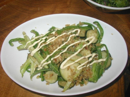 時間がなくてもOK!ズッキーニと夏野菜のパン粉焼き