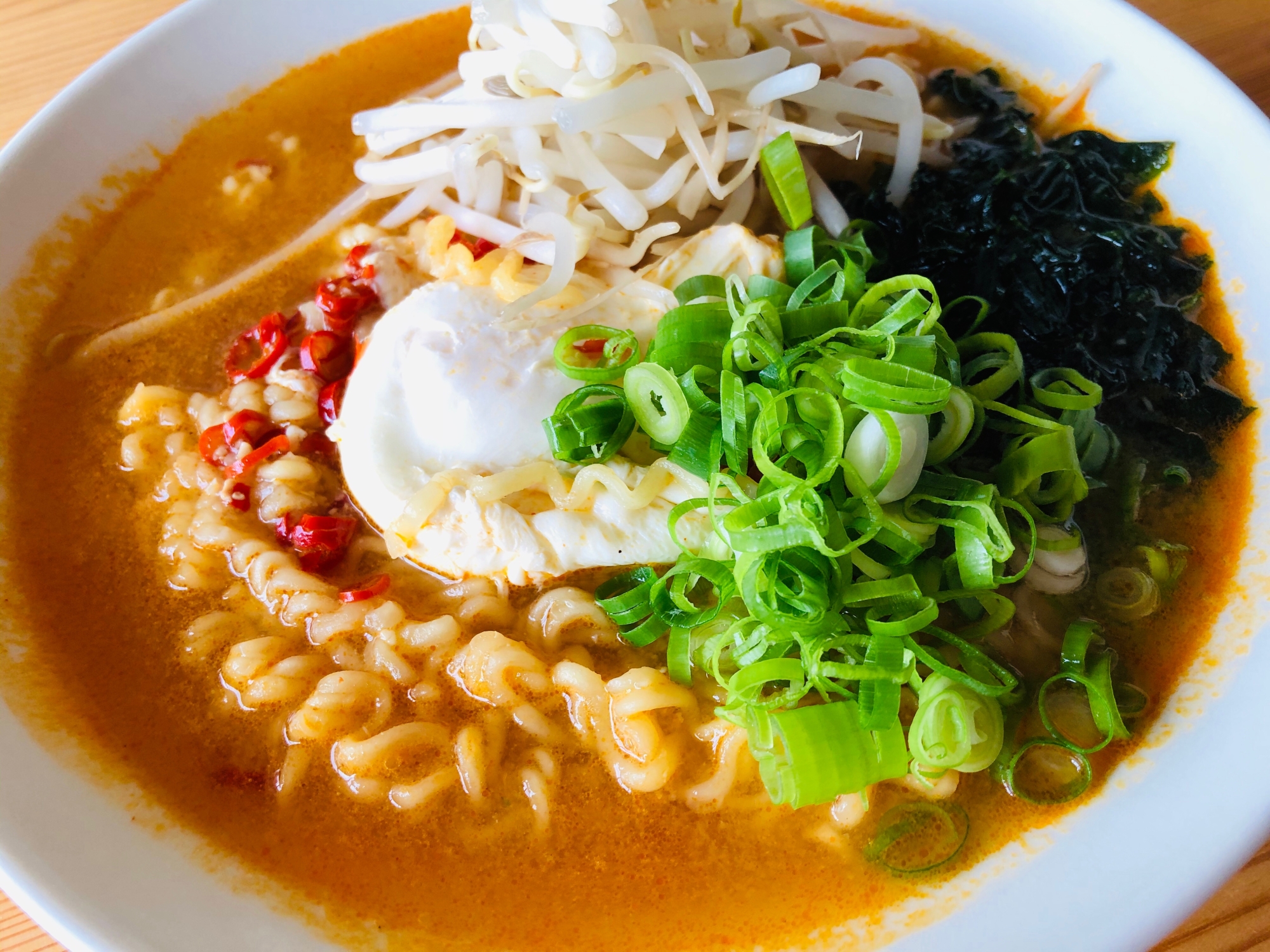 サリ麺で☆簡単ピリ辛ラーメン