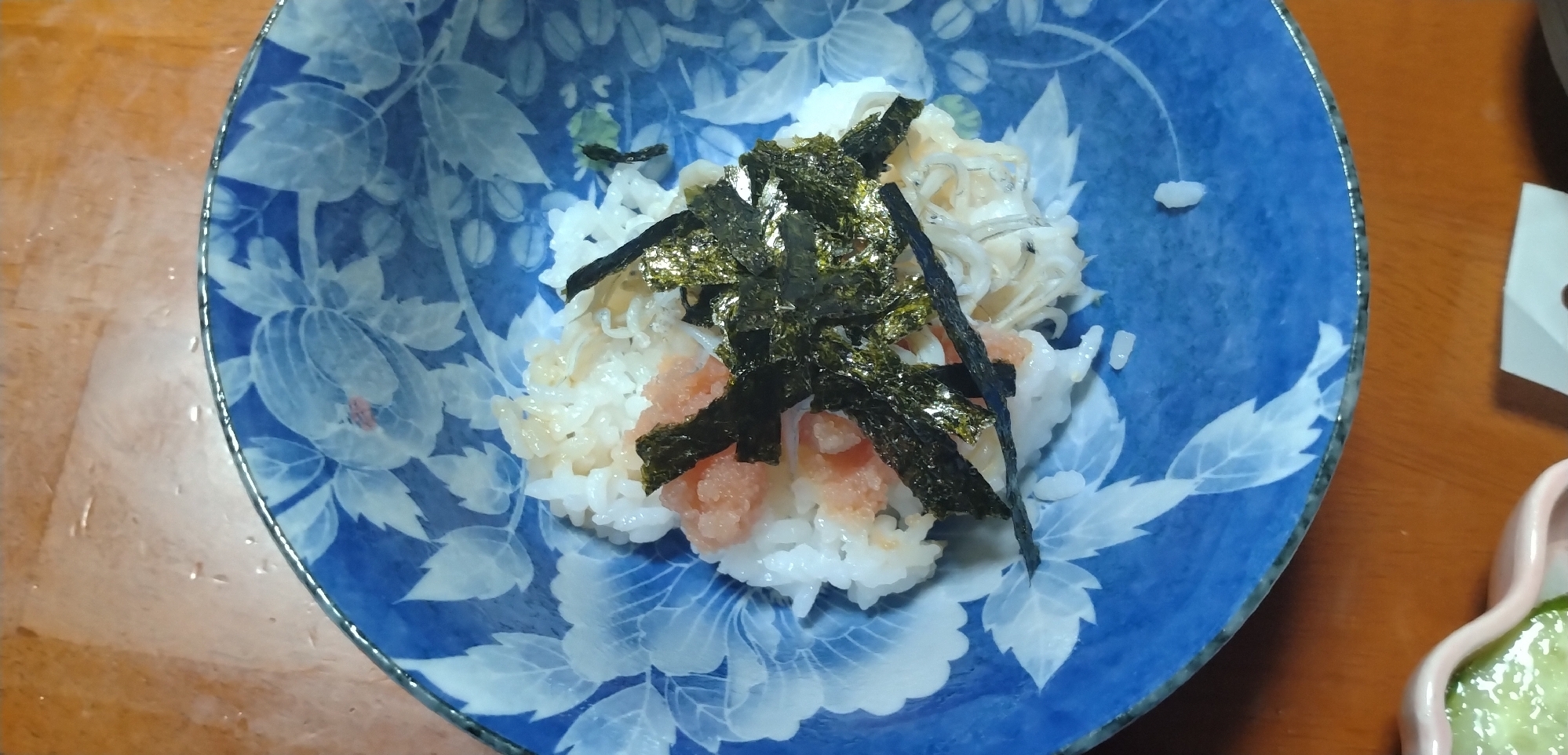 しらす明太子のミニ丼