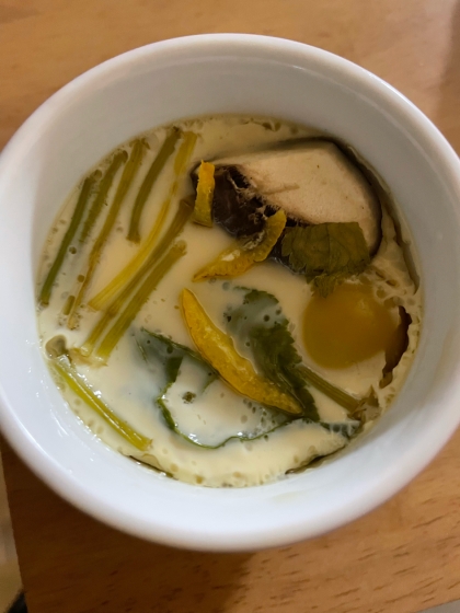 好きなもの入れて茶碗蒸し