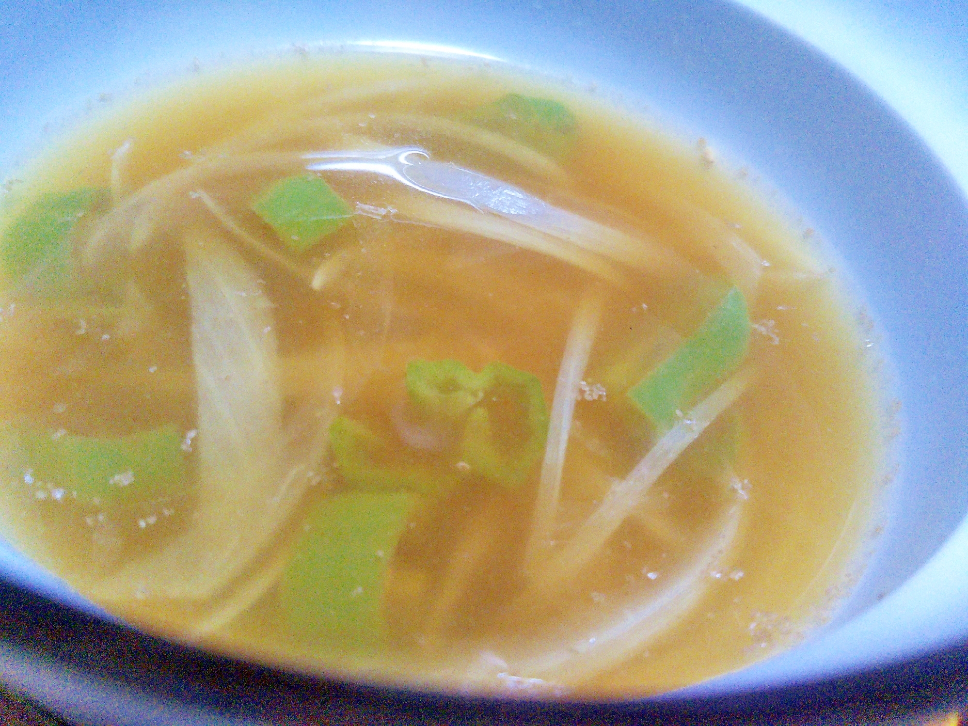 玉ねぎ&ししとうの和洋スープ