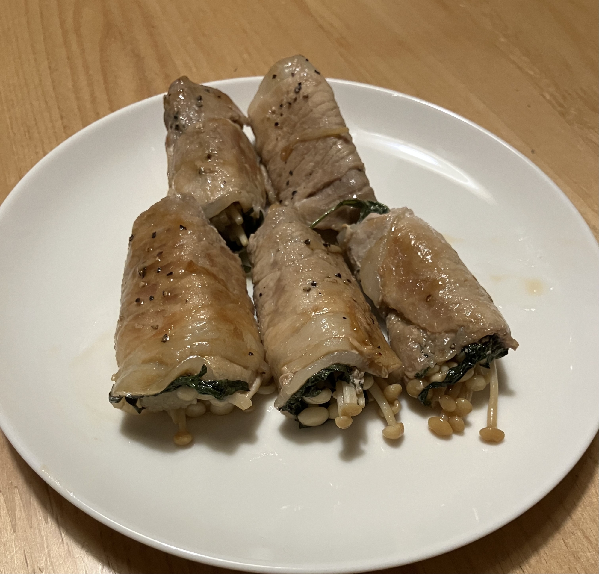 えのきとしその肉巻き