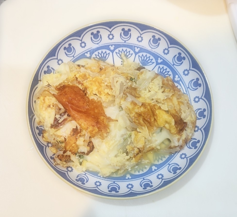 もやしﾁｰｽﾞの卵焼き