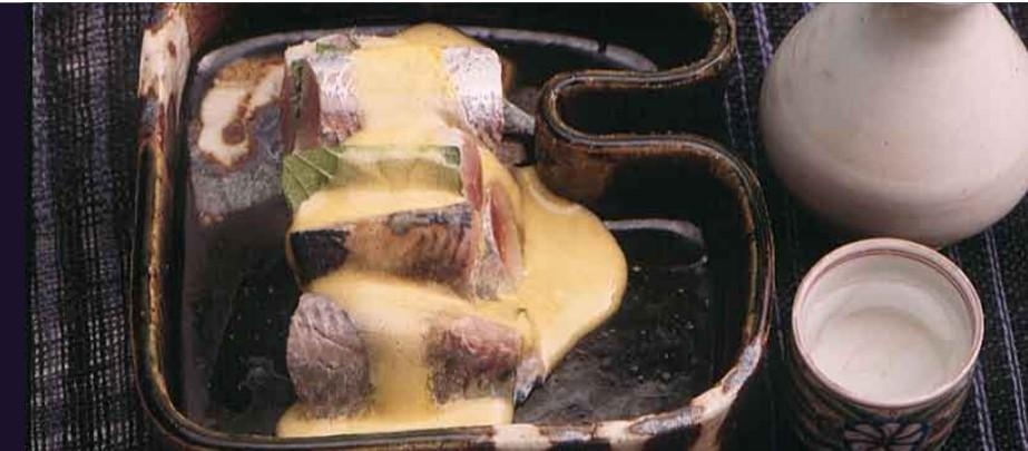 湯せんでひと手間　鰯の黄身酢和え