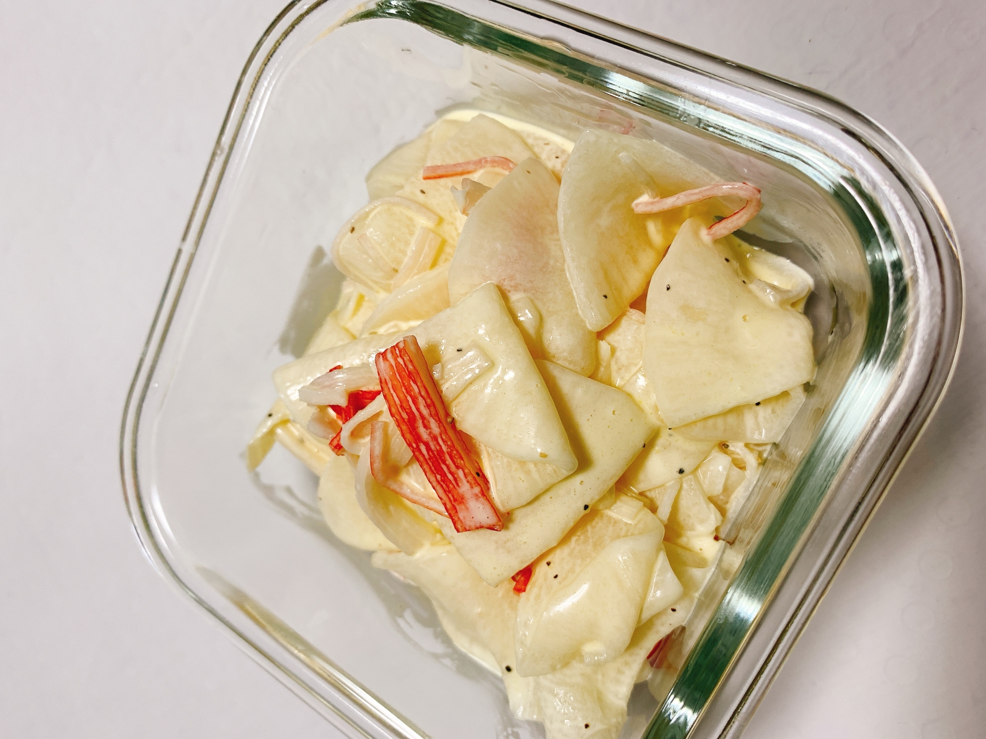 大根とカニカマサラダ レシピ 作り方 By はつたん 楽天レシピ