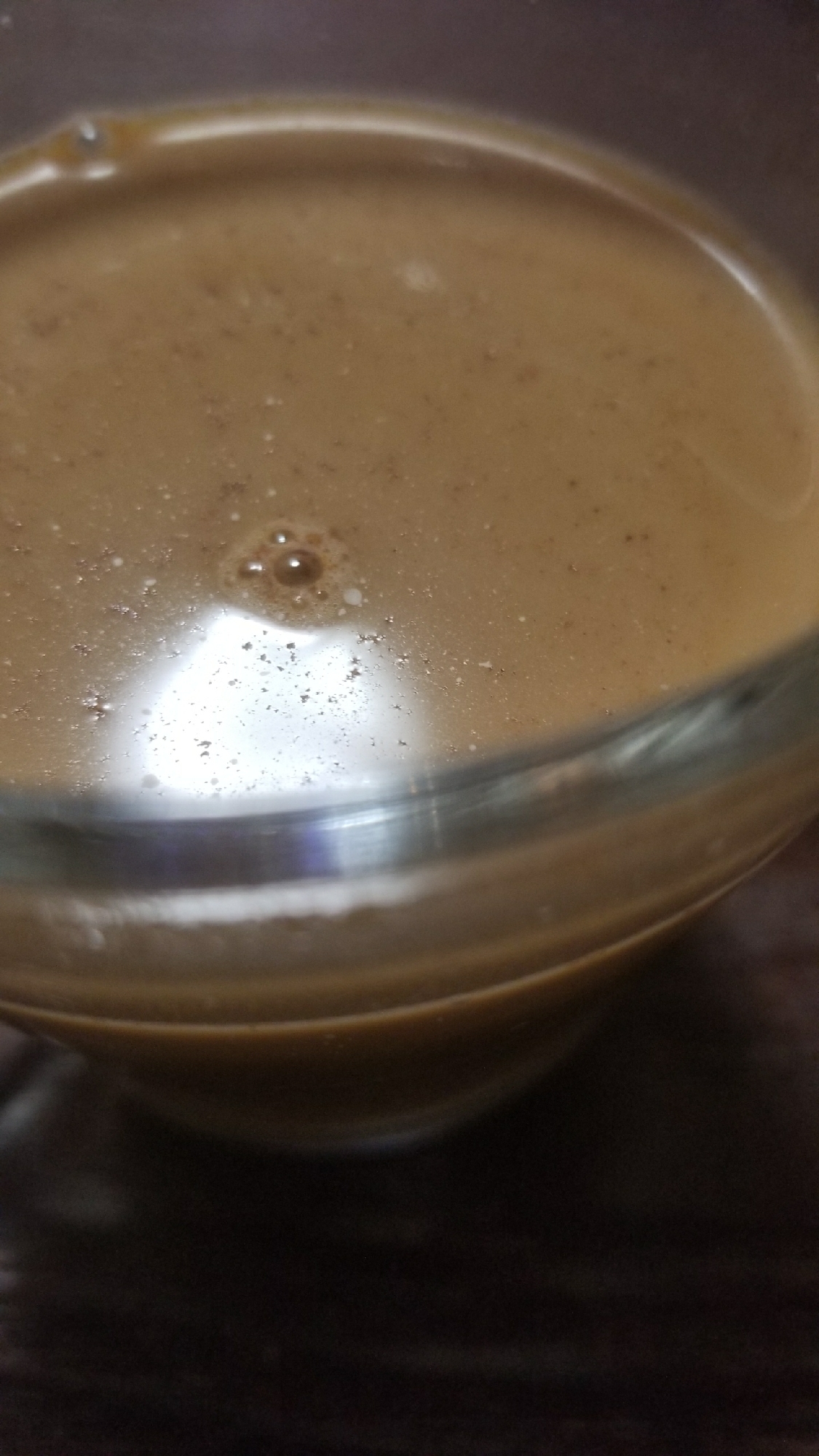 黒蜜とすりごまのアーモンド紅茶