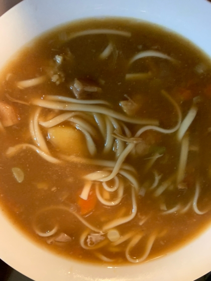 鍋一つ！簡単カレーうどん