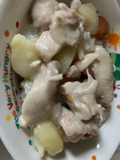 さつまいものクリームシチュー