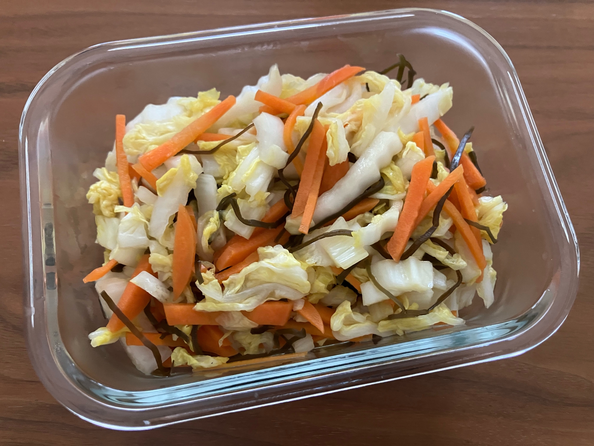 塩昆布と白菜の炒め物