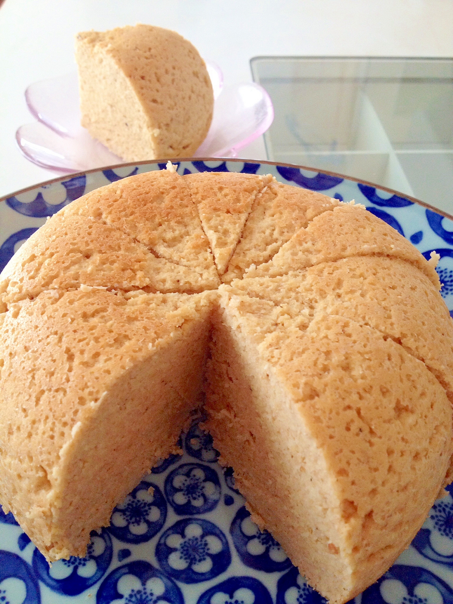 炊飯器♪簡単おからケーキ　ごまきな粉味♪