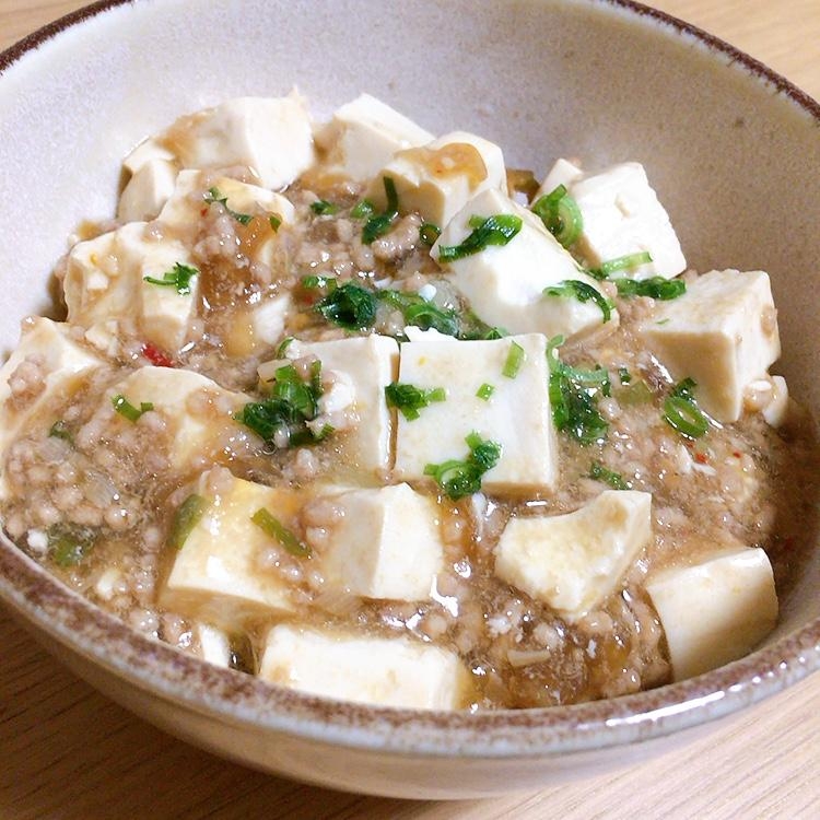 レンチンで簡単！マーボー丼★*。