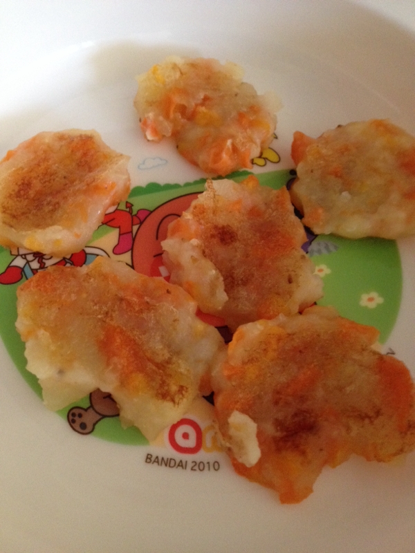 離乳食 人参とジャガイモのチーズおやき レシピ 作り方 By かなぶん 楽天レシピ 離乳食 人参とジャガイモのチーズおやき レシピ 作り方 By かなぶん 楽天レシピ