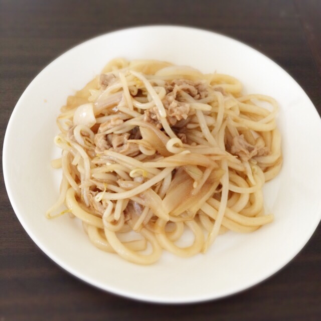 お好み焼きソースde焼うどん