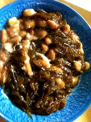 意外に美味♪もずく納豆!