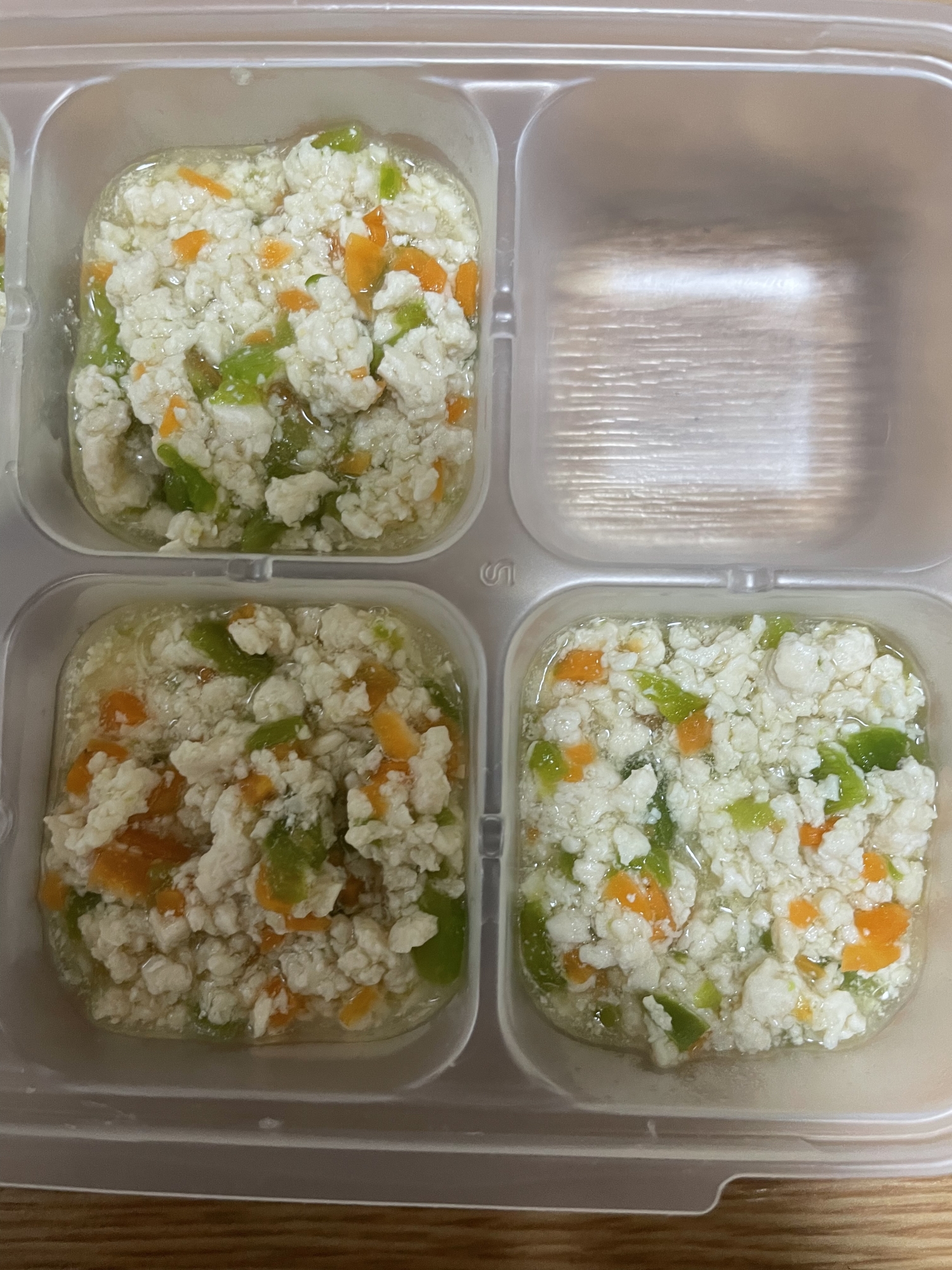 離乳食後期 ひき肉ピーマンあんかけ レシピ 作り方 By すぅちゃちゃん 楽天レシピ 離乳食後期 ひき肉ピーマンあんかけ レシピ 作り方 By すぅちゃちゃん 楽天レシピ