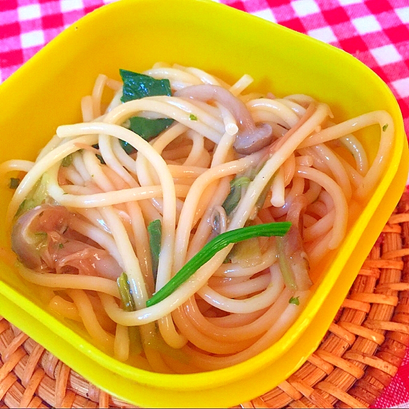 お弁当に！麺つゆパスタ★