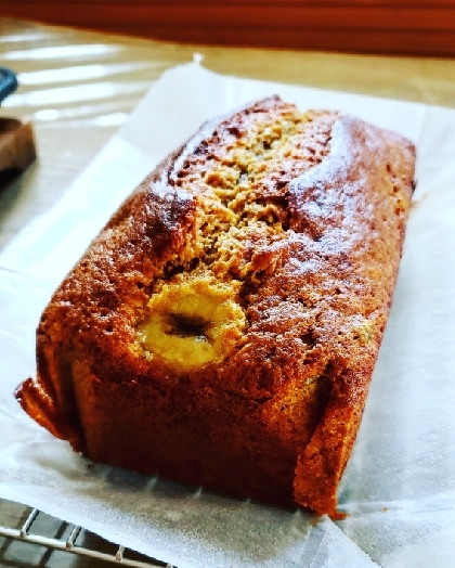 ホットケーキミックスで作るバナナパウンドケーキ