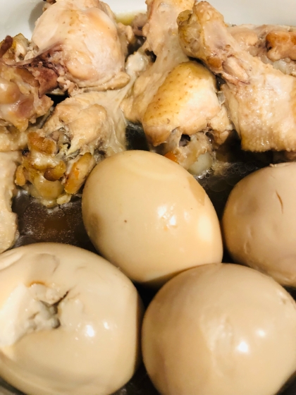 鶏手羽先と大根の煮物。圧力鍋で柔らかい！