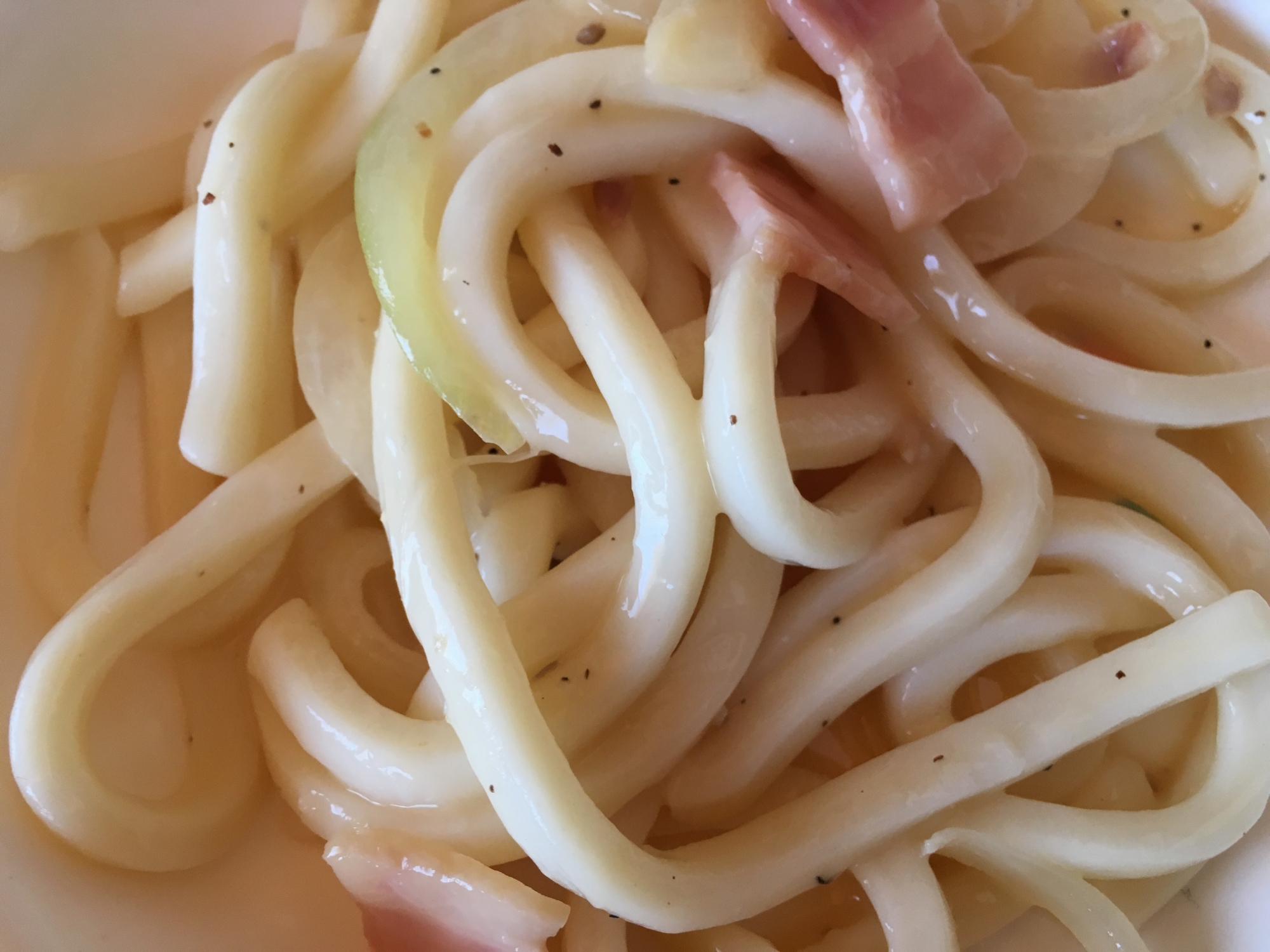 チーズ風味焼きうどん