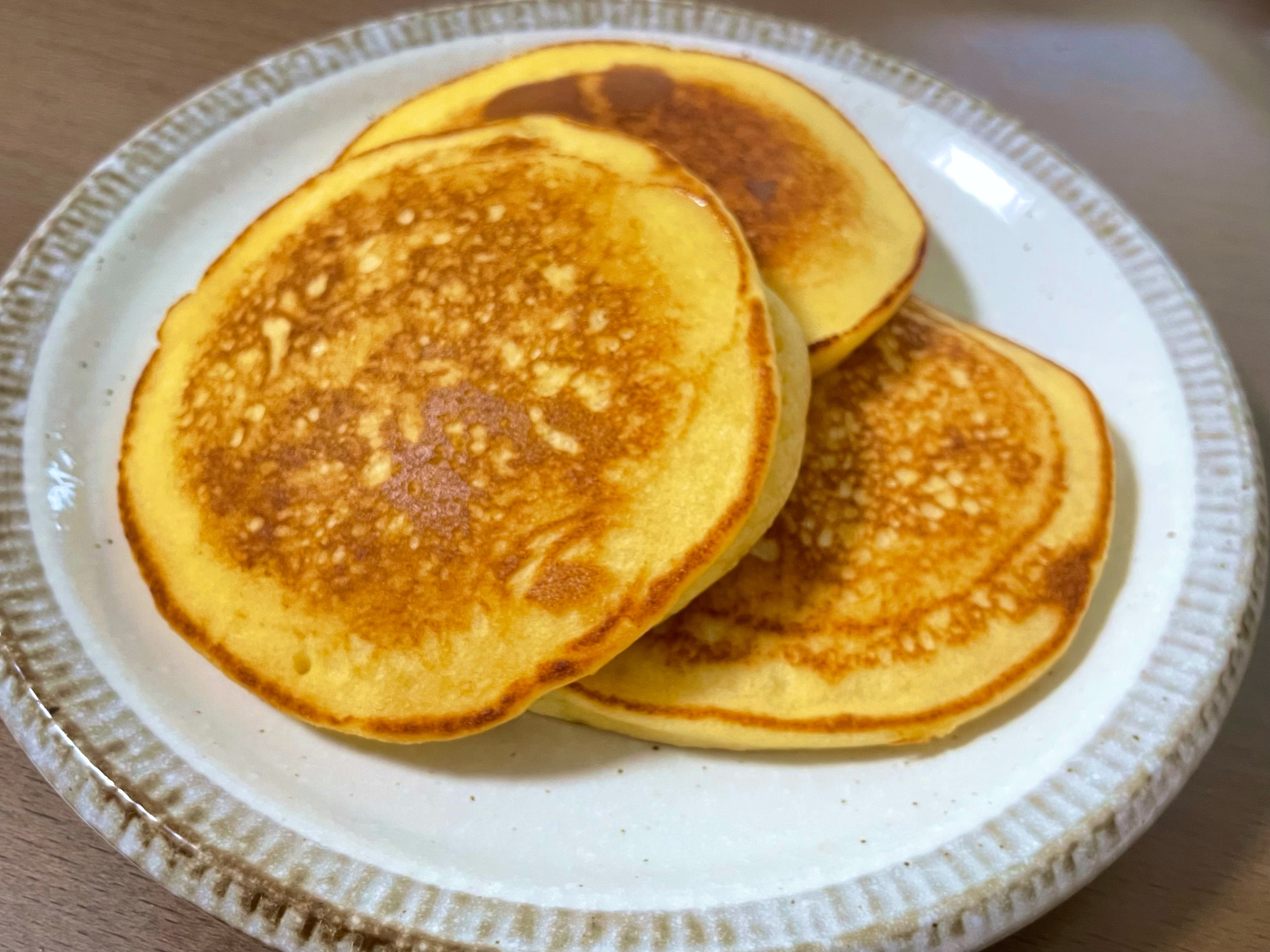 もちふわ♡米粉とおからのパンケーキ