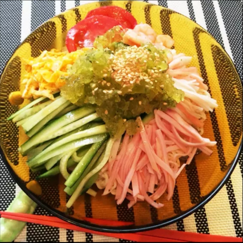 簡単☆塩ラーメンでなんちゃってジュレー麺☆