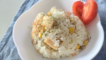 炊飯器にお任せ♫お手軽シーフードピラフ