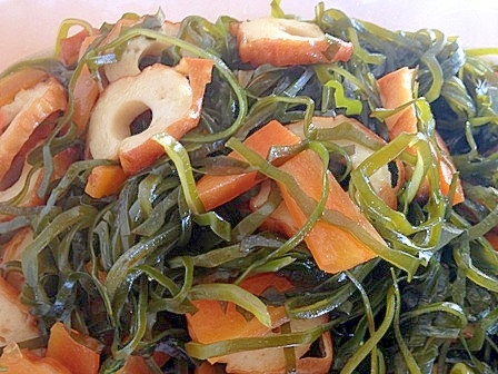 メタボ予防に！簡単スピーディー～生昆布の煮物