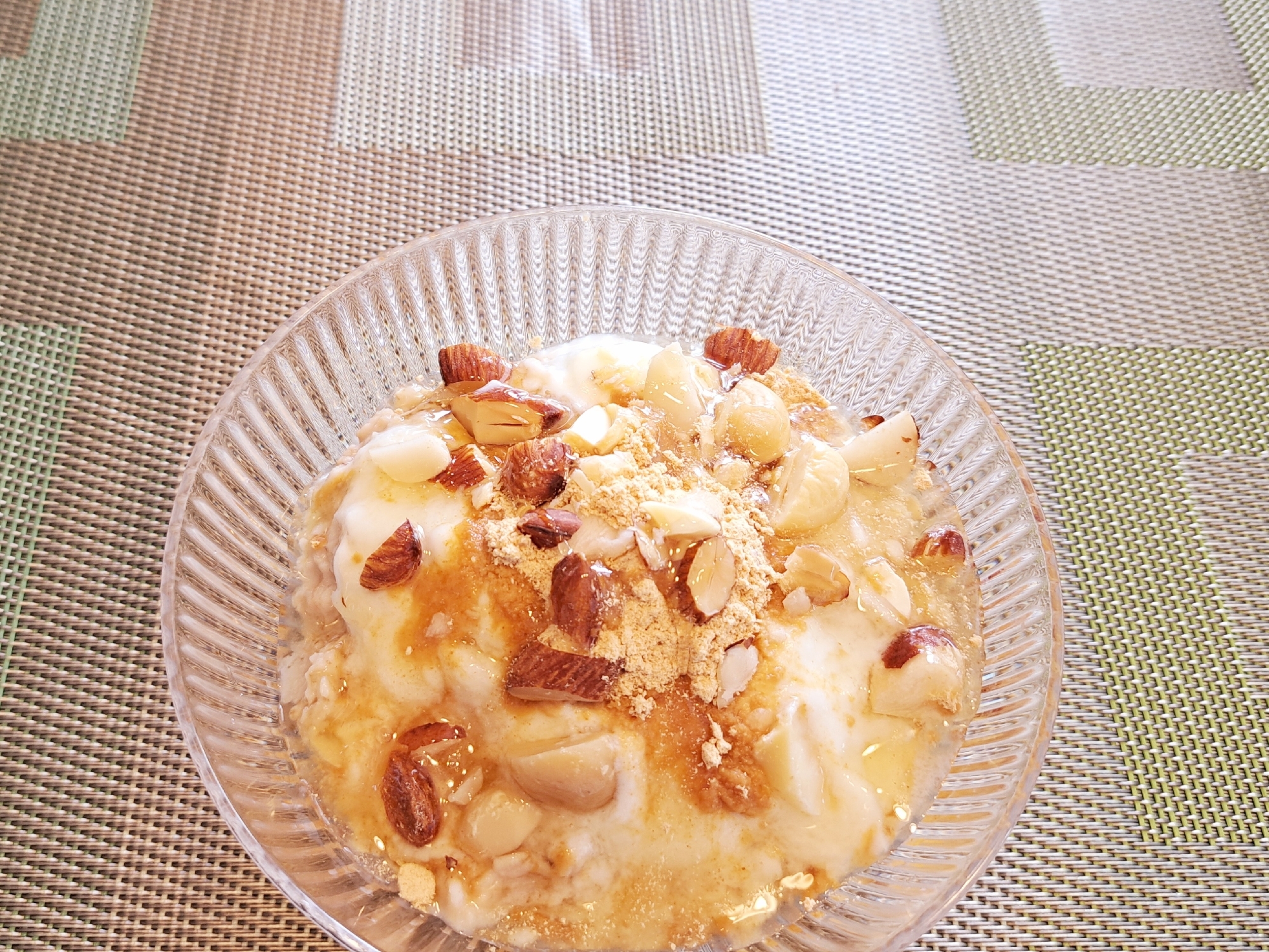 朝食に！はちみつ きな粉のオーバーナイトオーツ