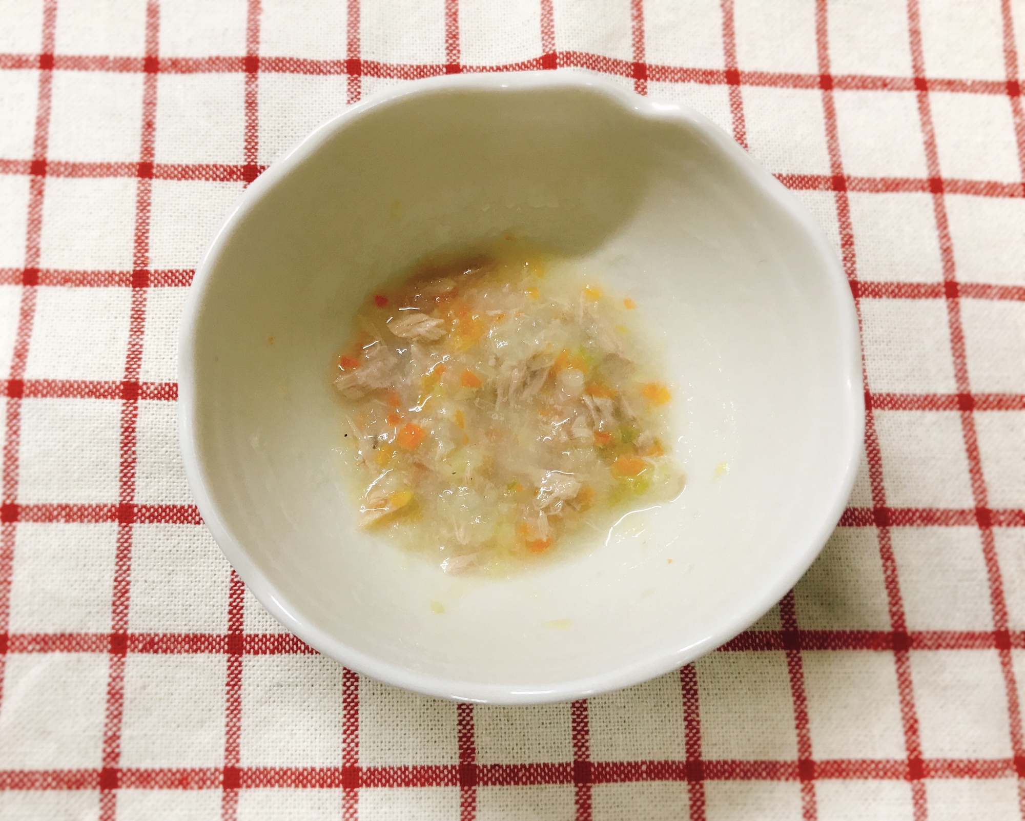 【離乳食中期】ツナと野菜のじゃがいも和え