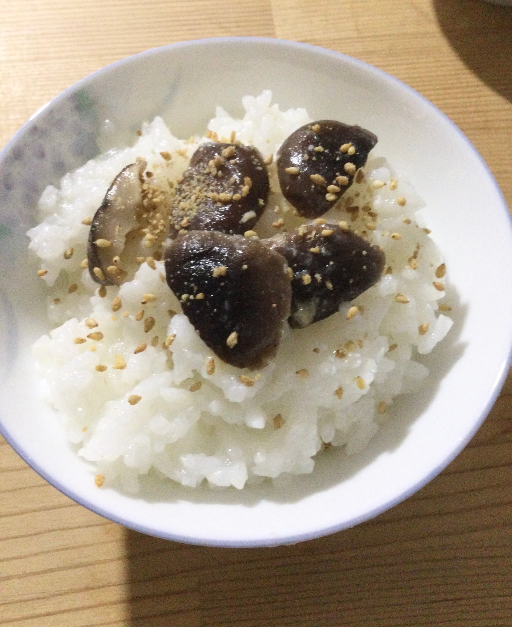 椎茸丼♪(﹡ˆ﹀ˆ﹡)