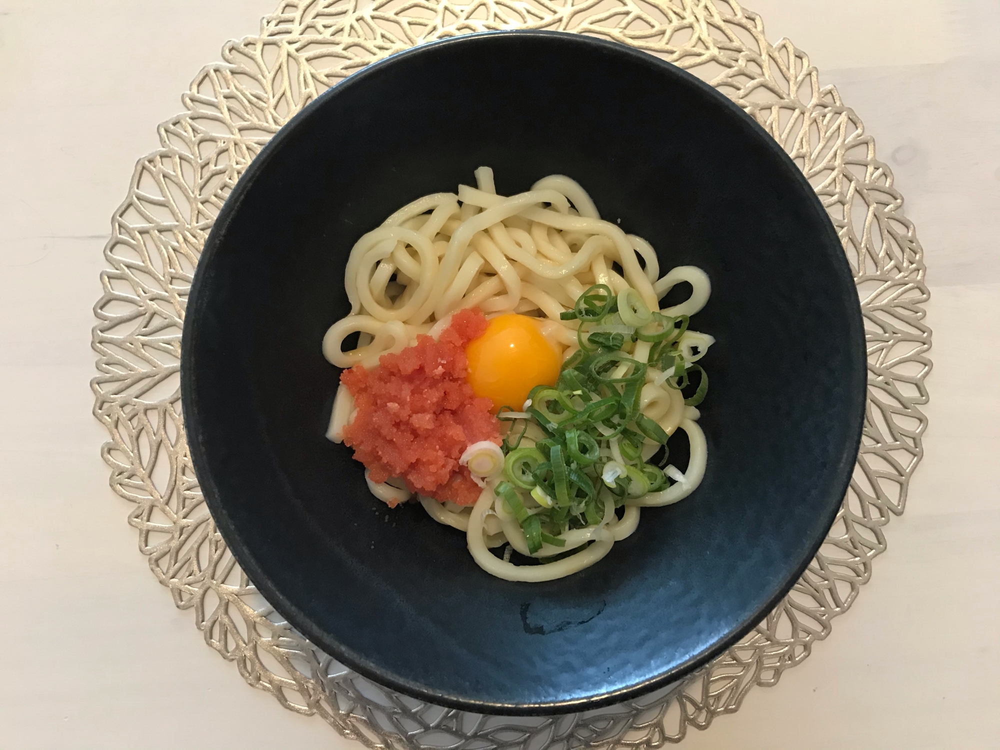 簡単すぎる☆明太釜玉うどん♪