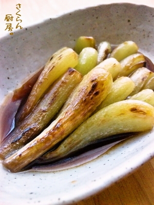 お芋みたいな食感です！★エシャロットの醤油炒め。