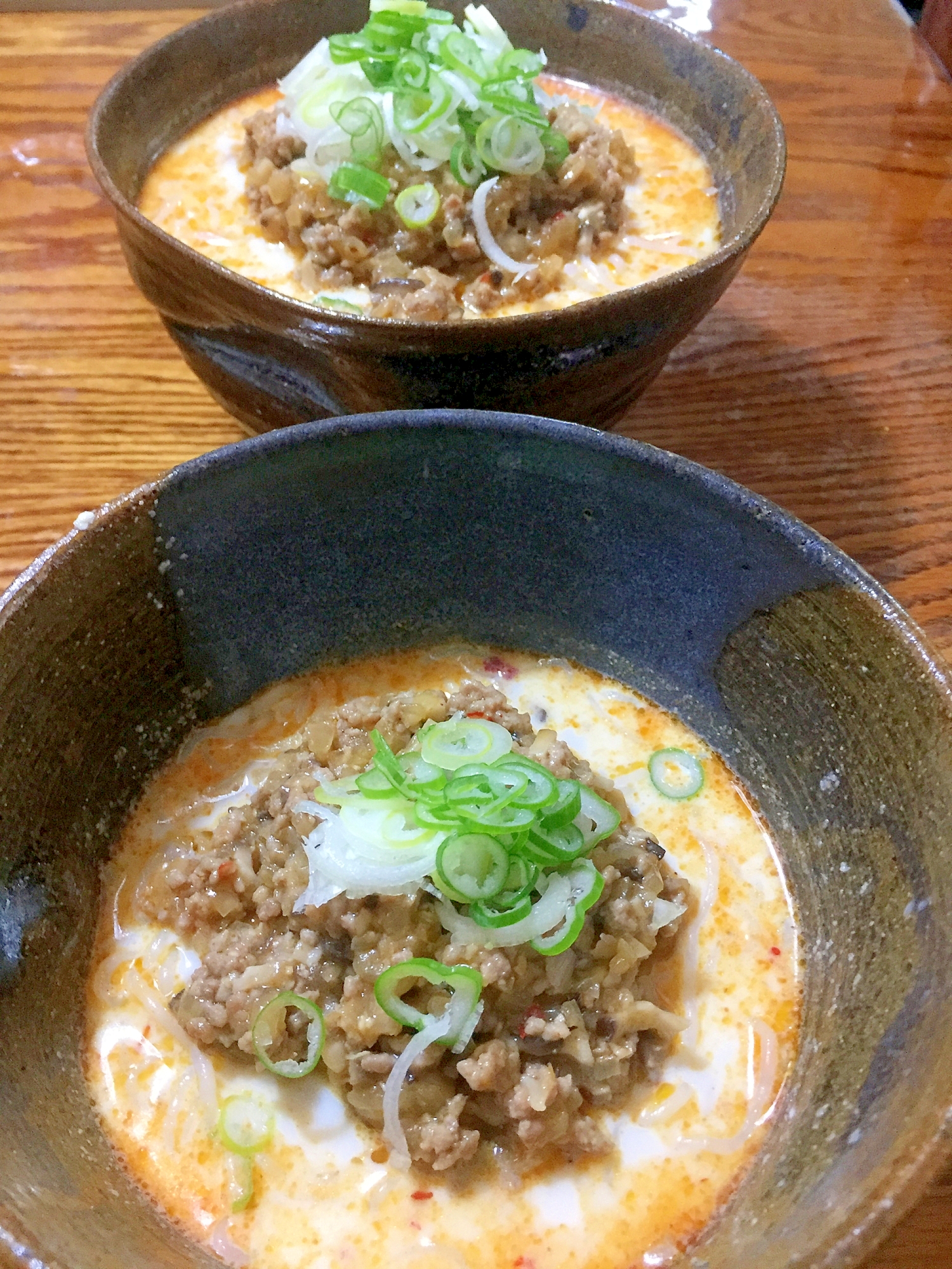 しらたきでダイエット辛口牛乳担々麺♪