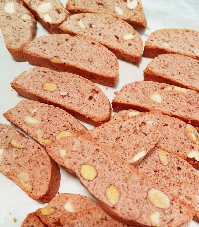 ラズベリーのビスコッティ レシピ 作り方 By おだマキ ショコラスキー 楽天レシピ