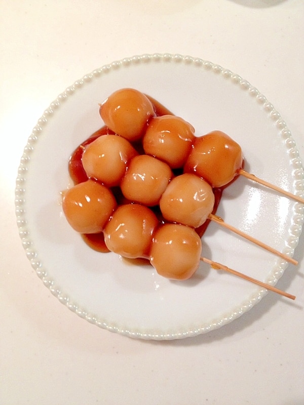 コネコネ楽しい☆みたらし団子 レシピ・作り方 by みゅうしろ - 楽天レシピ