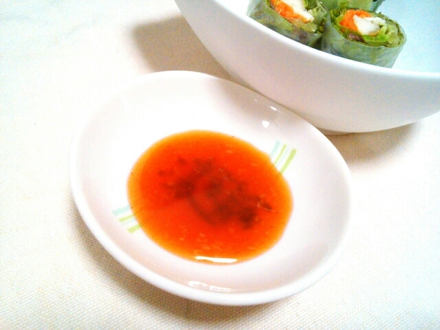 電子レンジで簡単!手作りスイートチリソース♡