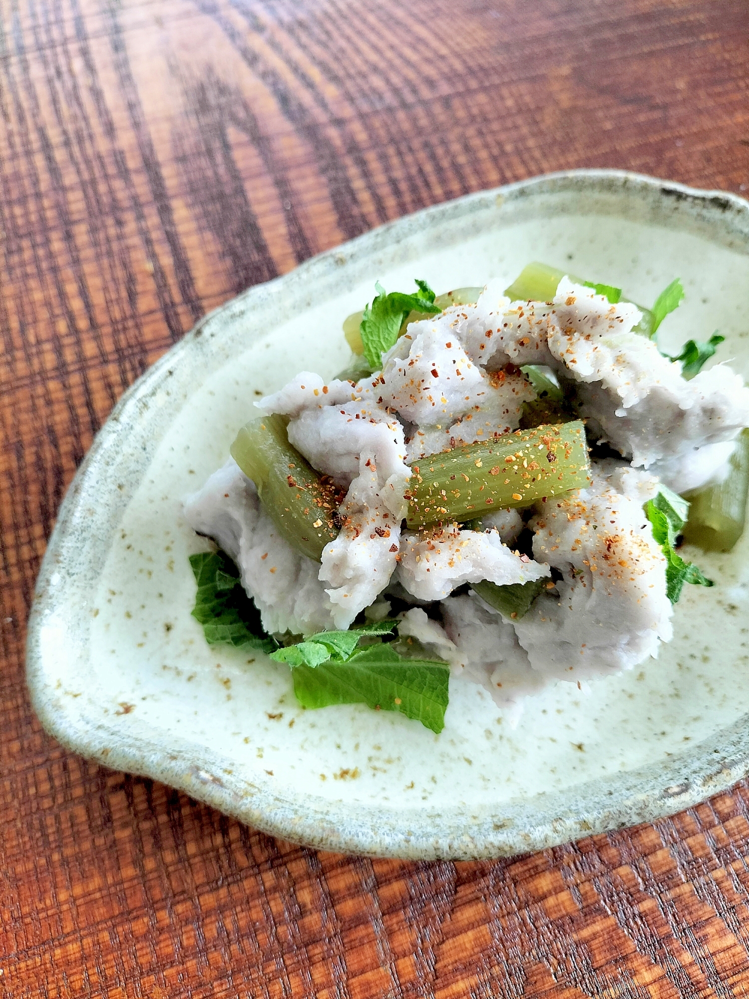 ふきと里芋のねっとり和え♪