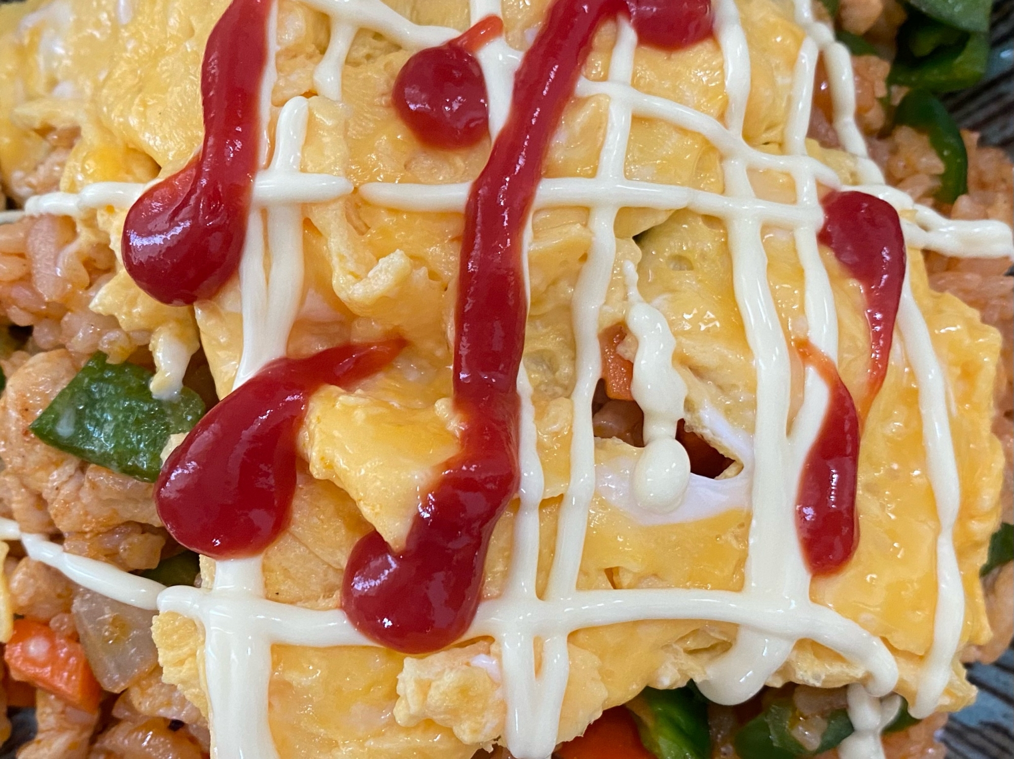野菜オムライス✨